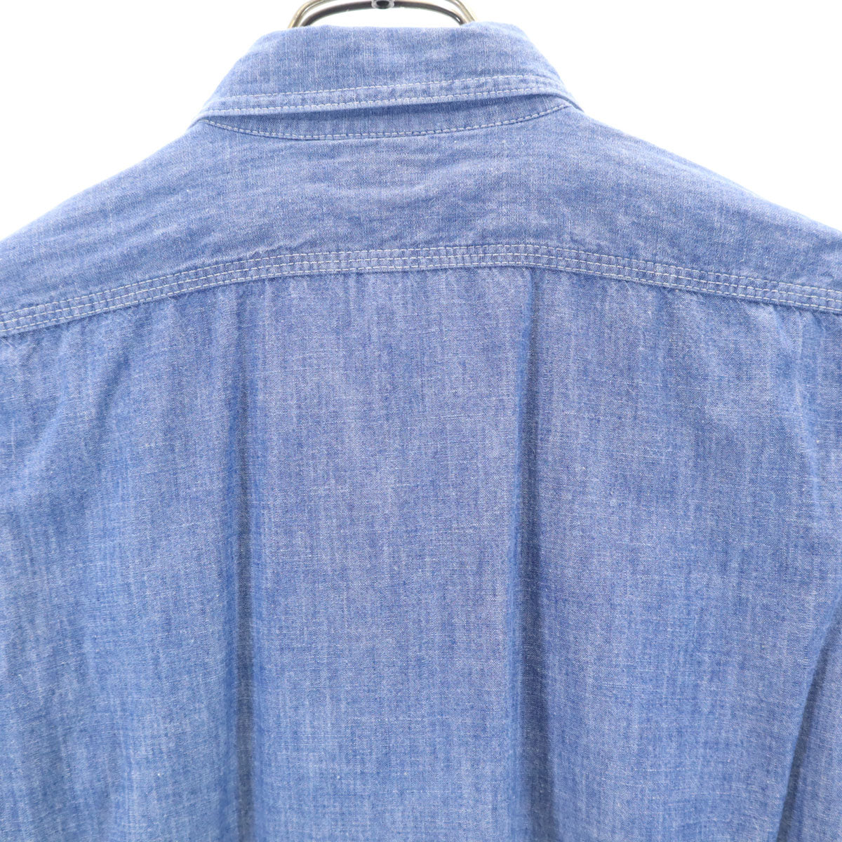 8 HOUR UNION JOE McCOY エイトアワーユニオン ジョーマッコイ 長袖 シャンブレーシャツ 14 ウォッシュブルー メンズ