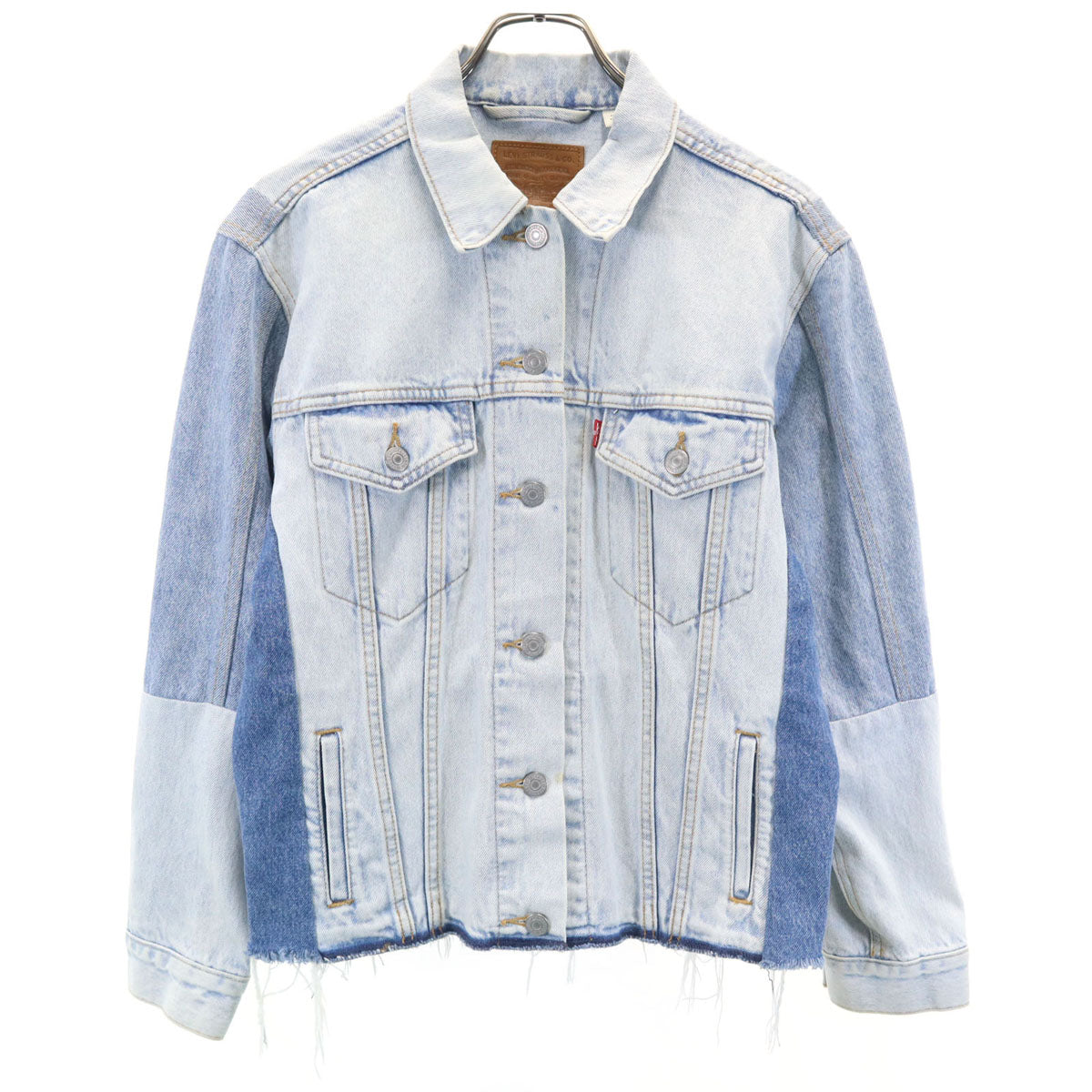 Levi's リーバイス 72736-0000 ビッグE Ex ボーイフレンド デニムジャケット M アイスブルー ジージャン トラッカー レディース