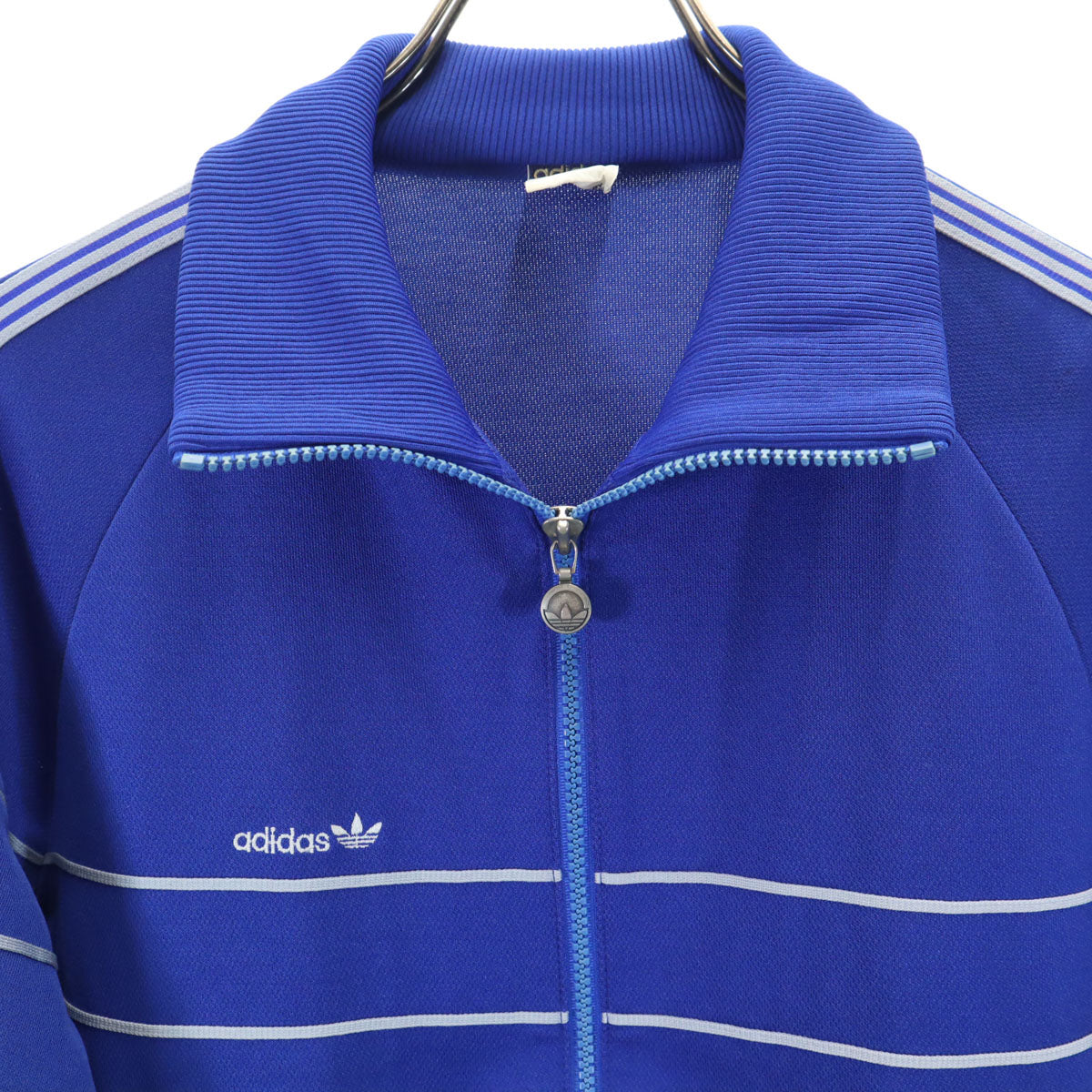 adidas アディダス 70s ヴィンテージ デサント製 西ドイツタグ トラックジャケット S ブルー メンズ