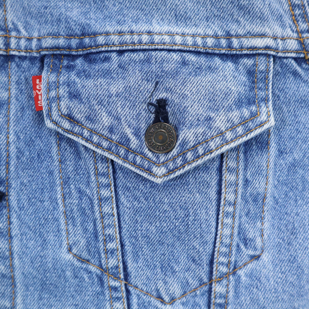 Levi's リーバイス 90s 70505-0217 オールド 日本製 4thタイプ デニムジャケット 42 ウォッシュブルー Gジャン メンズ