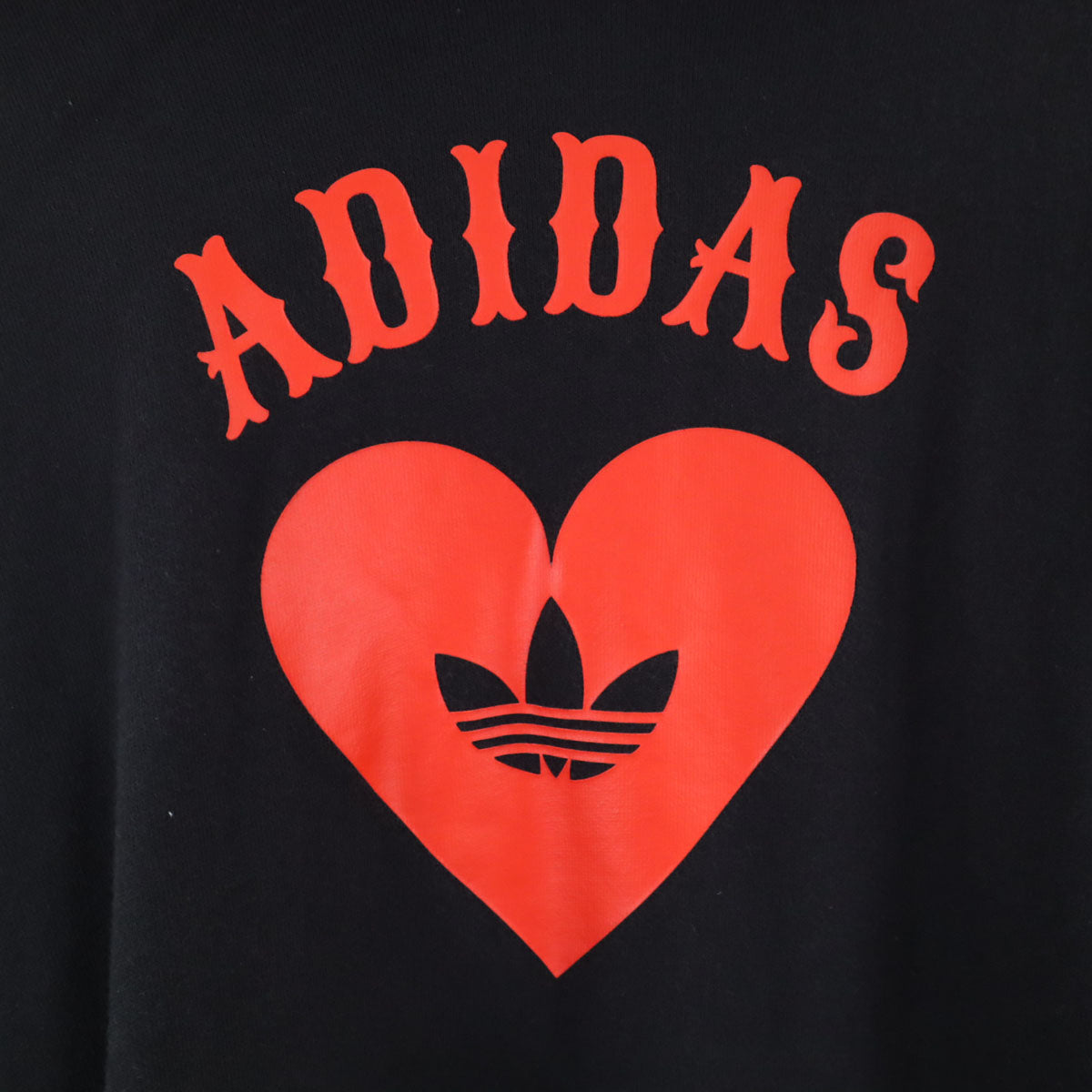 adidas Originals アディダスオリジナルス トレフォイルロゴ 長袖 スウェットパーカー L ブラック レディース