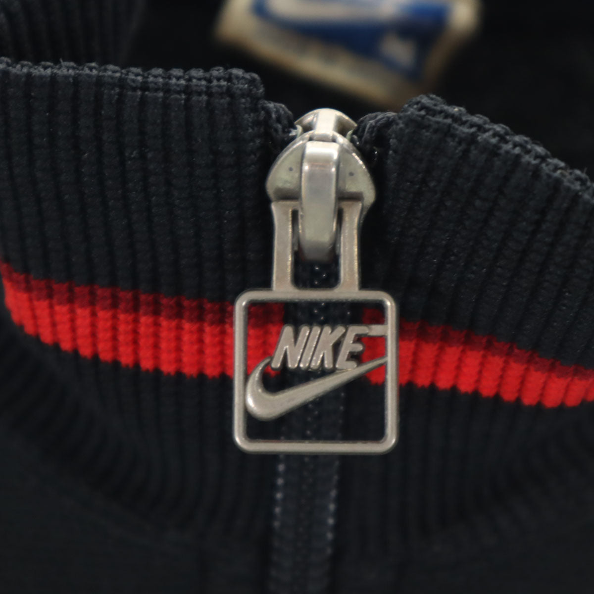 NIKE ナイキ 80s ヴィンテージ 日本製 紺タグ トラックジャケット M ブラック スウォッシュ メンズ