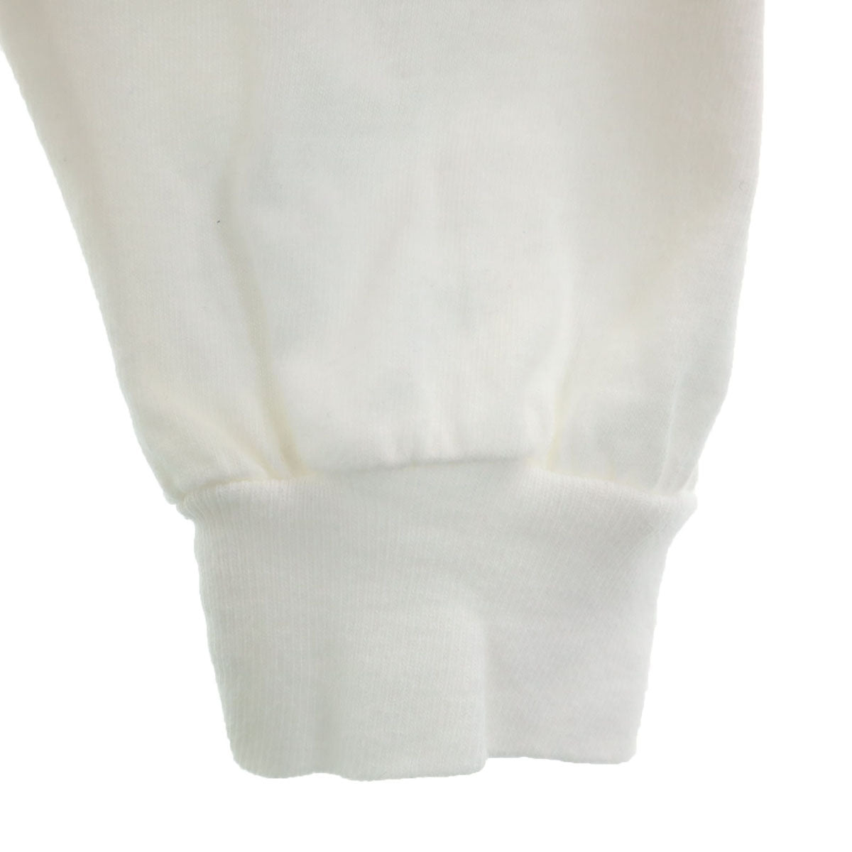 Hanes ヘインズ 90s オールド 染み込みプリント アニマル柄 花柄 長袖 Tシャツ L ホワイト メンズ