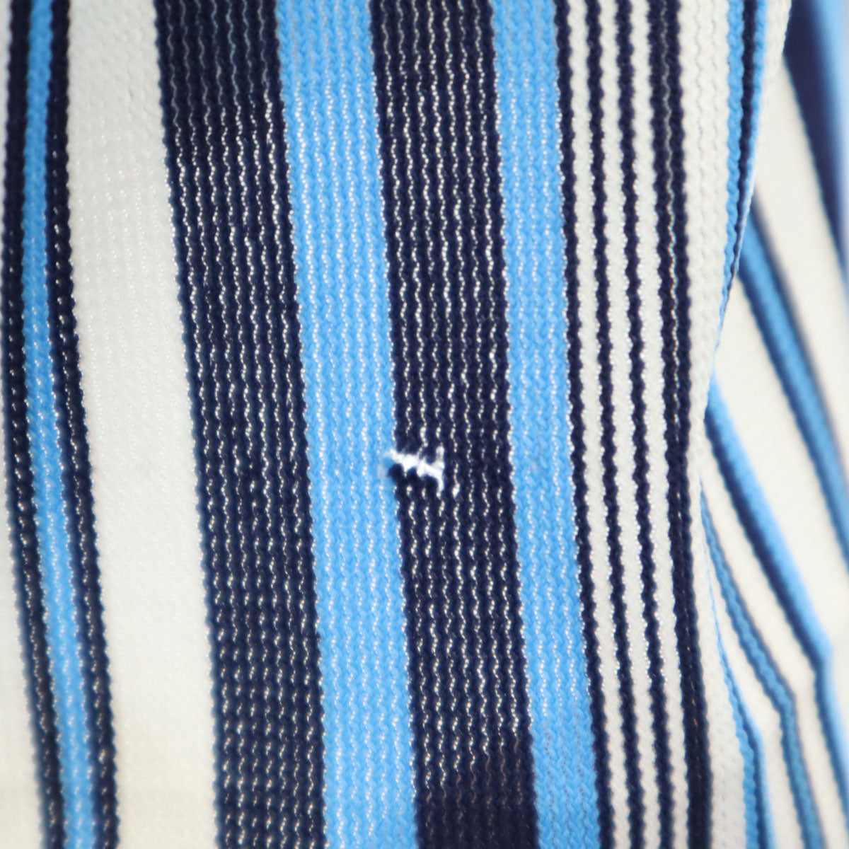 ダーウィン 60s 70s ヴィンテージ 日本製 ストライプ柄 長袖 ボックスカット シャツ ブルー メンズ