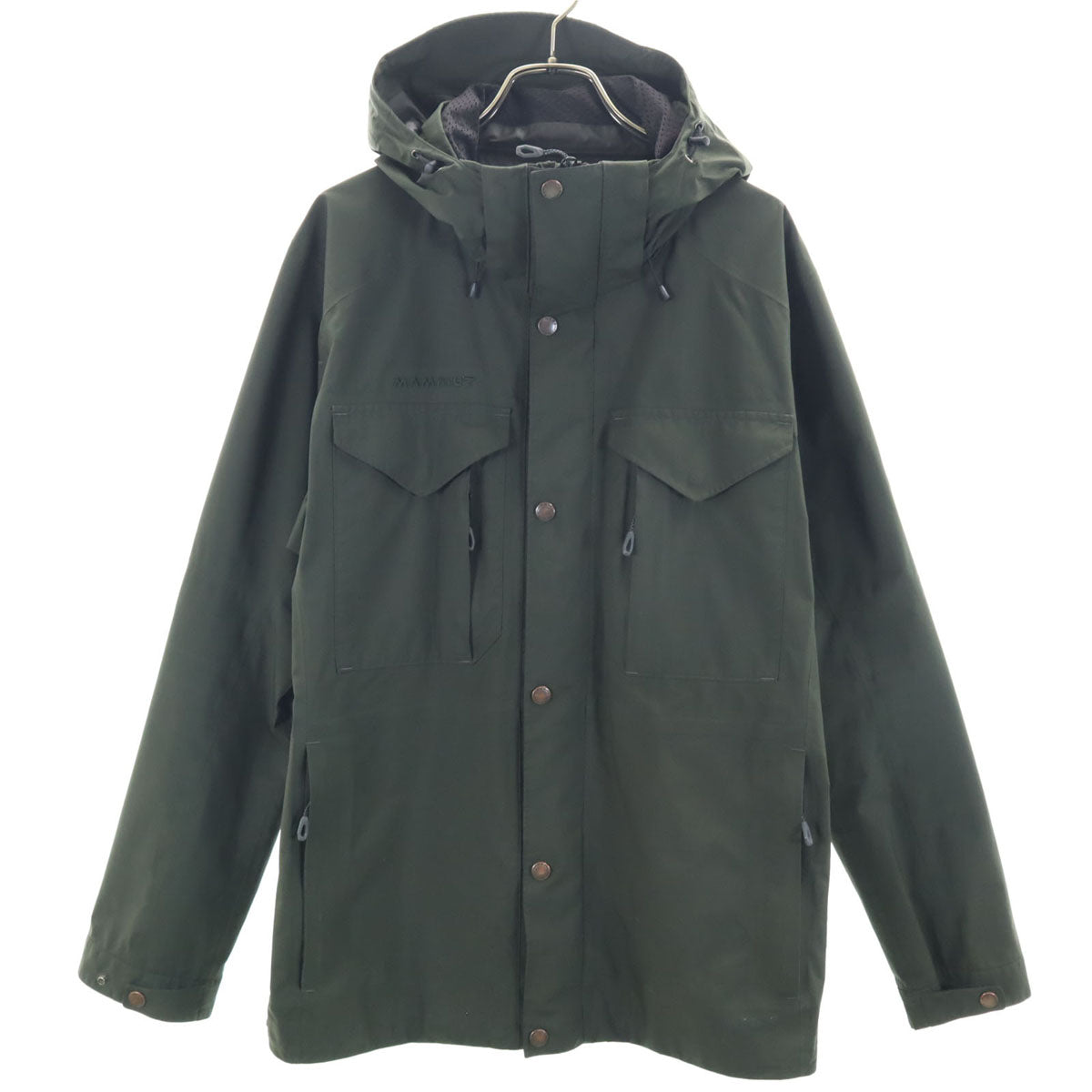 Mammut マムート GORE-TEX ホライズン ジャケット M カーキ フーディー アウトドア メンズ