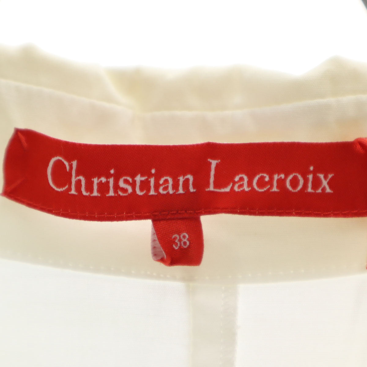 Christian Lacroix クリスチャンラクロワ 未使用 長袖 シャツ 38 白 タグ付き レディース