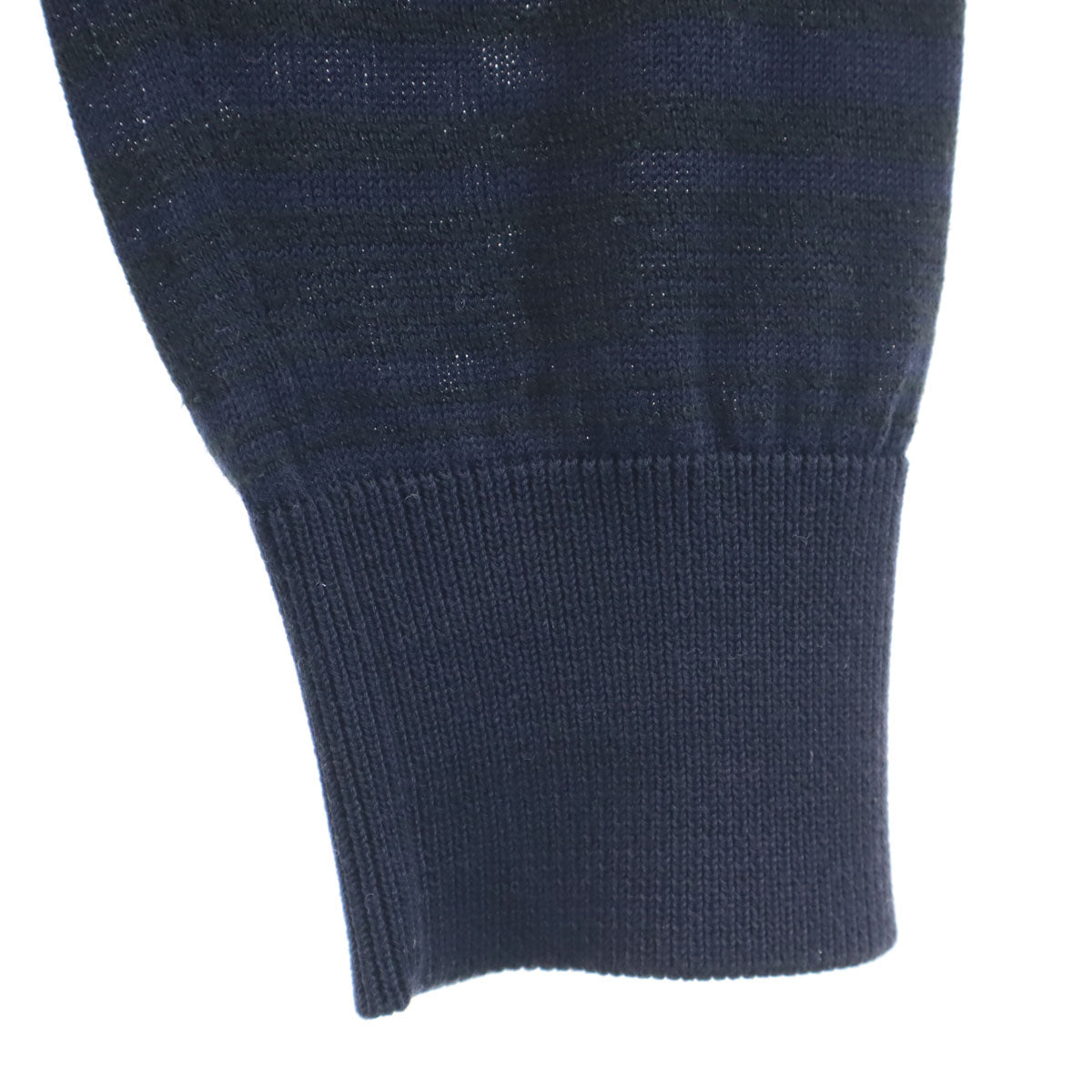 Maison Martin Margiela メゾンマルタンマルジェラ 15SS ボーダー柄 長袖 カーディガン S ネイビー メンズ