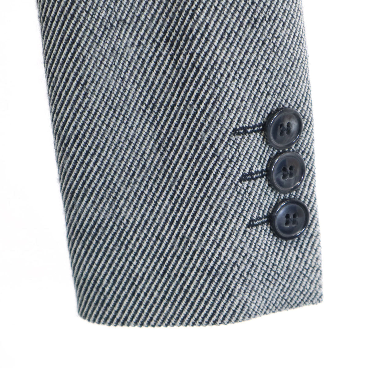 Emporio Armani エンポリオアルマーニ イタリア製 テーラードジャケット 42 グレー レディース