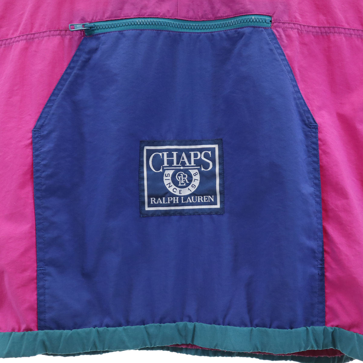 CHAPS RALPH LAUREN チャップスラルフローレン 80s ヴィンテージ プルオーバー ナイロンジャケット L ピンク メンズ