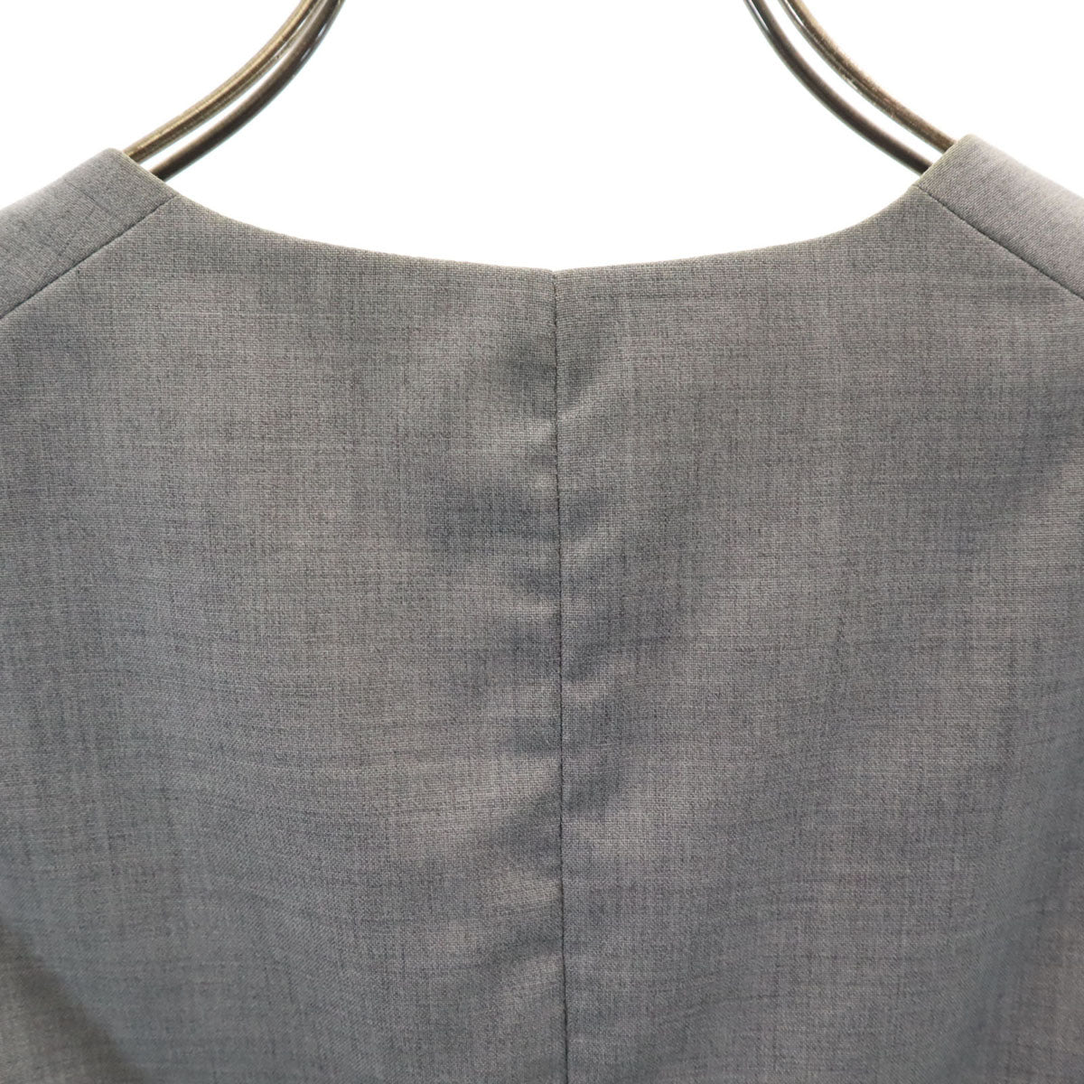 KRIS VAN ASSCHE クリスヴァンアッシュ Vネック ジレベスト 46 グレー メンズ