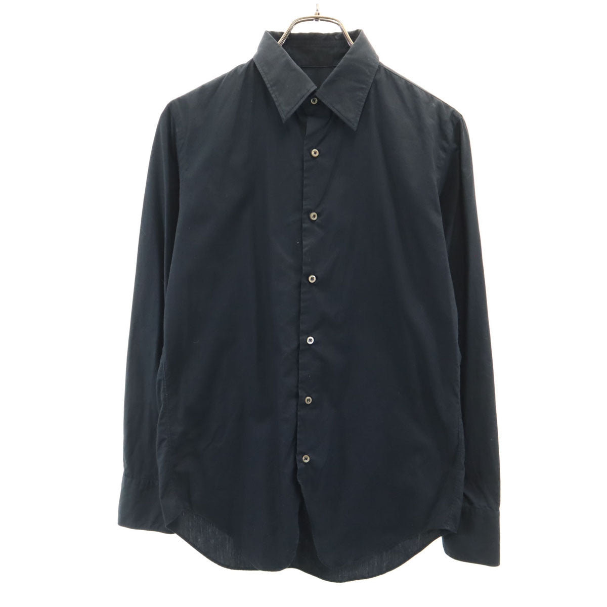 N.HOOLYWOOD エヌハリウッド 日本製 長袖 コットンシャツ 38 ブラック レディース