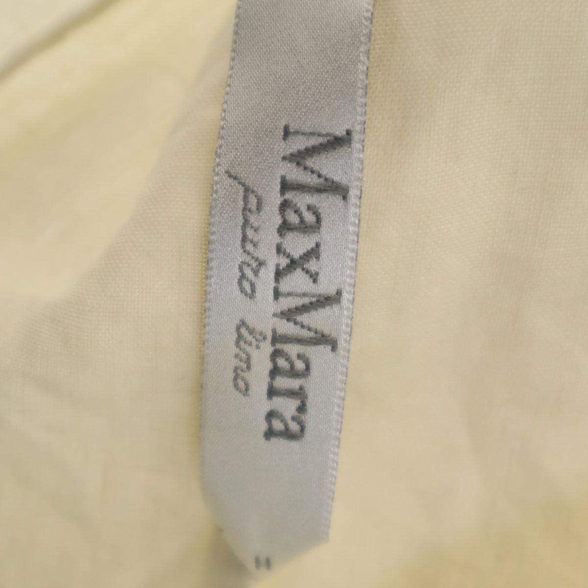 MAX MARA マックスマーラ イタリア製 リネン100％ シャツジャケット 38 イエロー系 レディース