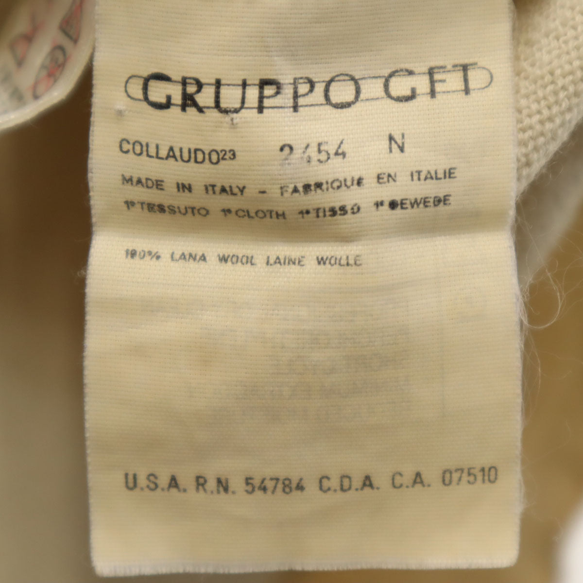 Valentino Garavani ヴァレンティノガラヴァーニ イタリア製 ウール100％ 半袖 オープンカラー セーター 38/4 ベージュ系 ニット レディース