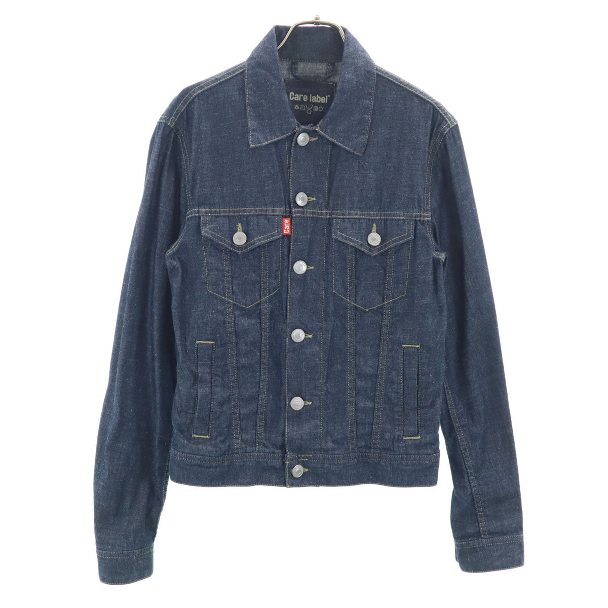 CARE LABEL ケアレーベル イタリア製 デニムジャケット XS インディゴ ジージャン トラッカー メンズ