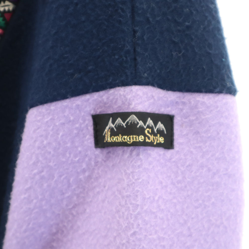 マリンスタイル ハーフジップ フリースジャケット 3 ネイビー 他 プルオーバー メンズ