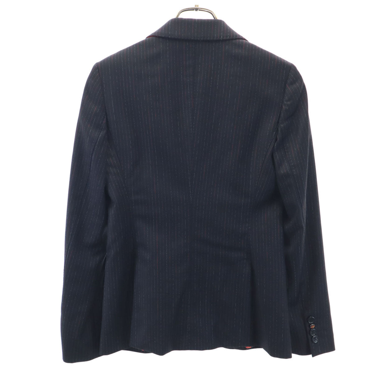 Paul Smith BLACK LABEL ポールスミス ブラックレーベル ウールブレンド テーラードジャケット 38 ブラック レディース