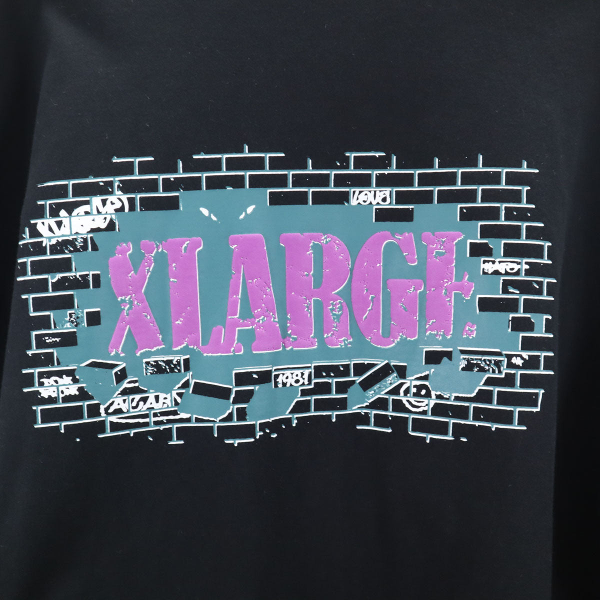 XLARGE エクストララージ 長袖 Tシャツ M ブラック ロンT メンズ