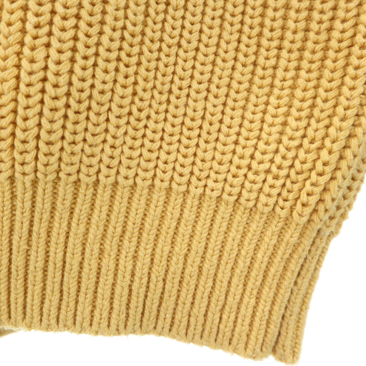 LANDS' END ランズエンド 90s オールド 長袖 セーター M マスタード ニット レディース