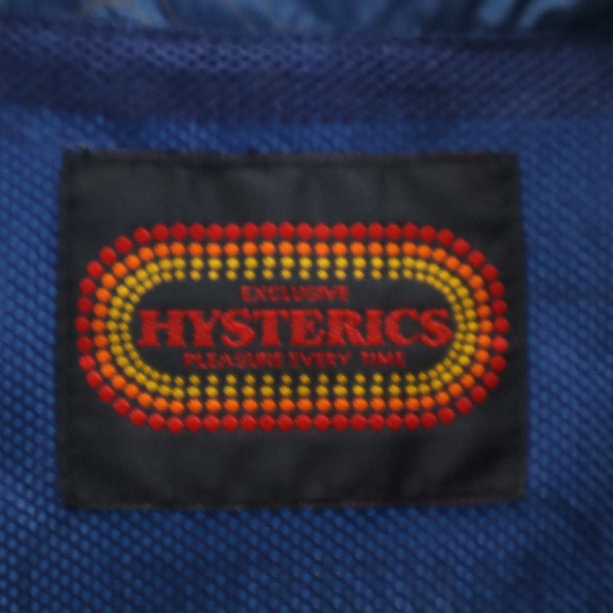 HYSTERICS ヒステリックス 総柄 ノースリーブ ナイロン ベスト 上下 セットアップ free ブルー NP10113 ON61215 アウトドア メンズ