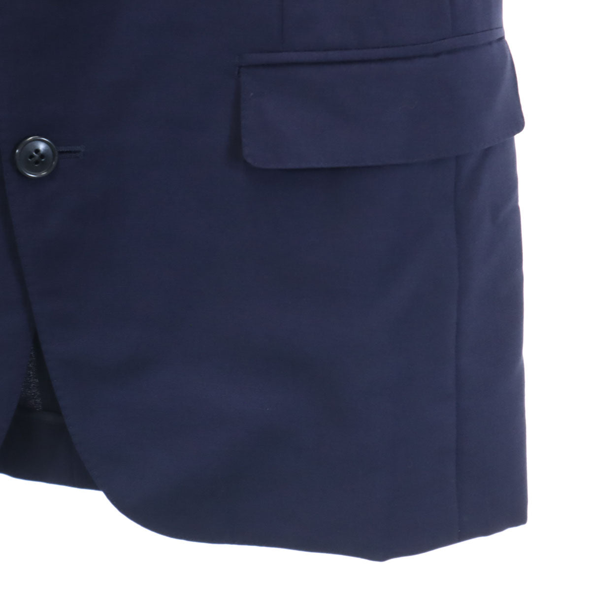 LANVIN ランバン 90s オールド スーツ 上下 セットアップ H48-25-79 ネイビー メンズ