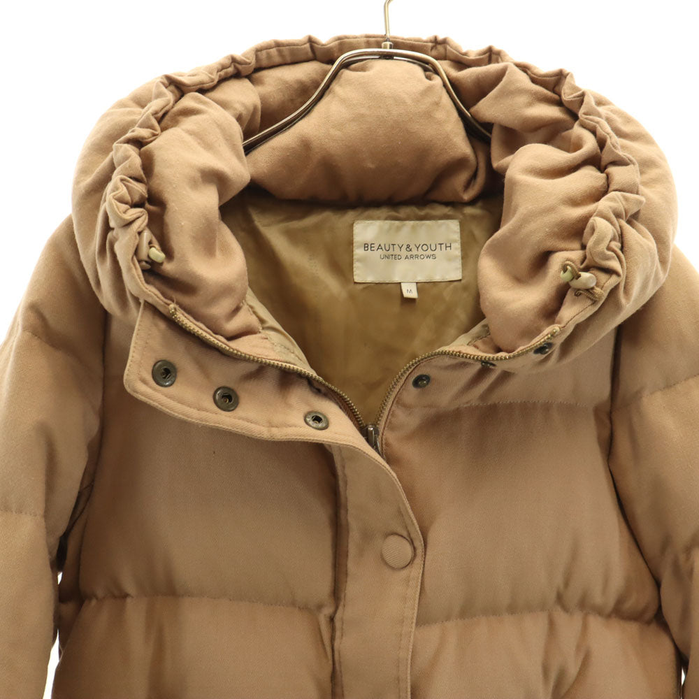 BEAUTY&YOUTH UNITED ARROWS ビューティーアンドユースユナイテッドアローズ ダウンジャケット M ベージュ レディース