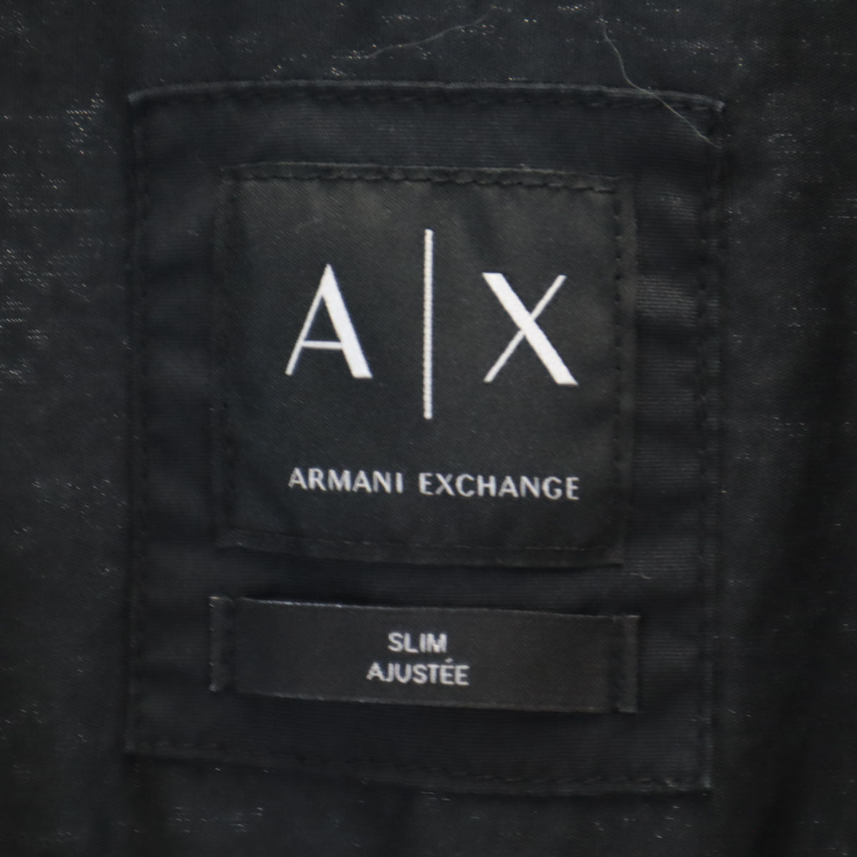ARMANI EXCHANGE アルマーニエクスチェンジ コットンジャケット L ブラック メンズ