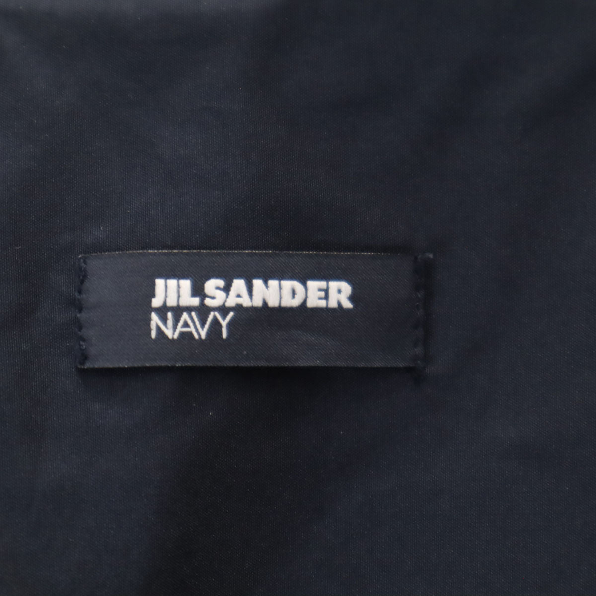 JIL SANDER NAVY ジルサンダーネイビー イタリア製 フーデッド シェル ジャケット 34 ネイビー レディース