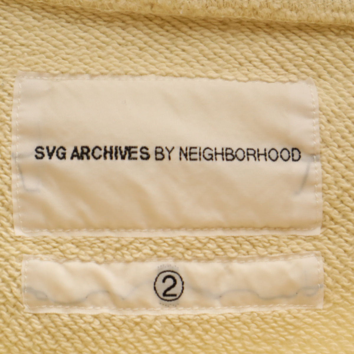 NEIGHBORHOOD ネイバーフッド 日本製 長袖 パーカー M アイボリー SVG ARCHIVES メンズ