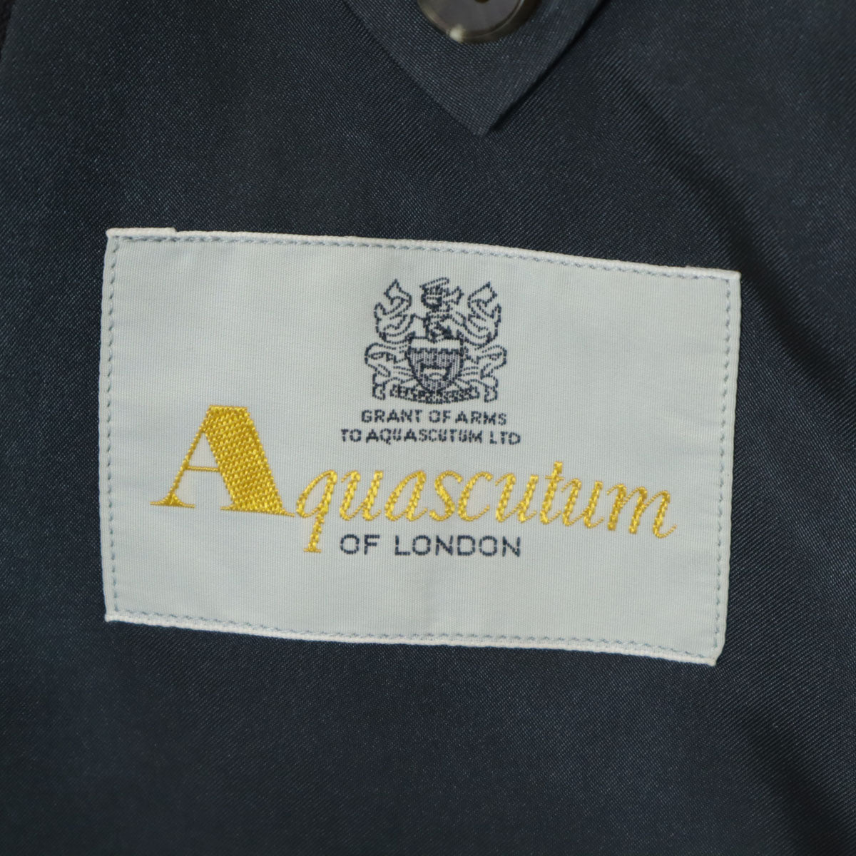 Aquascutum アクアスキュータム 90s オールド ストライプ柄 テーラードジャケット BE-5 グレー系 メンズ