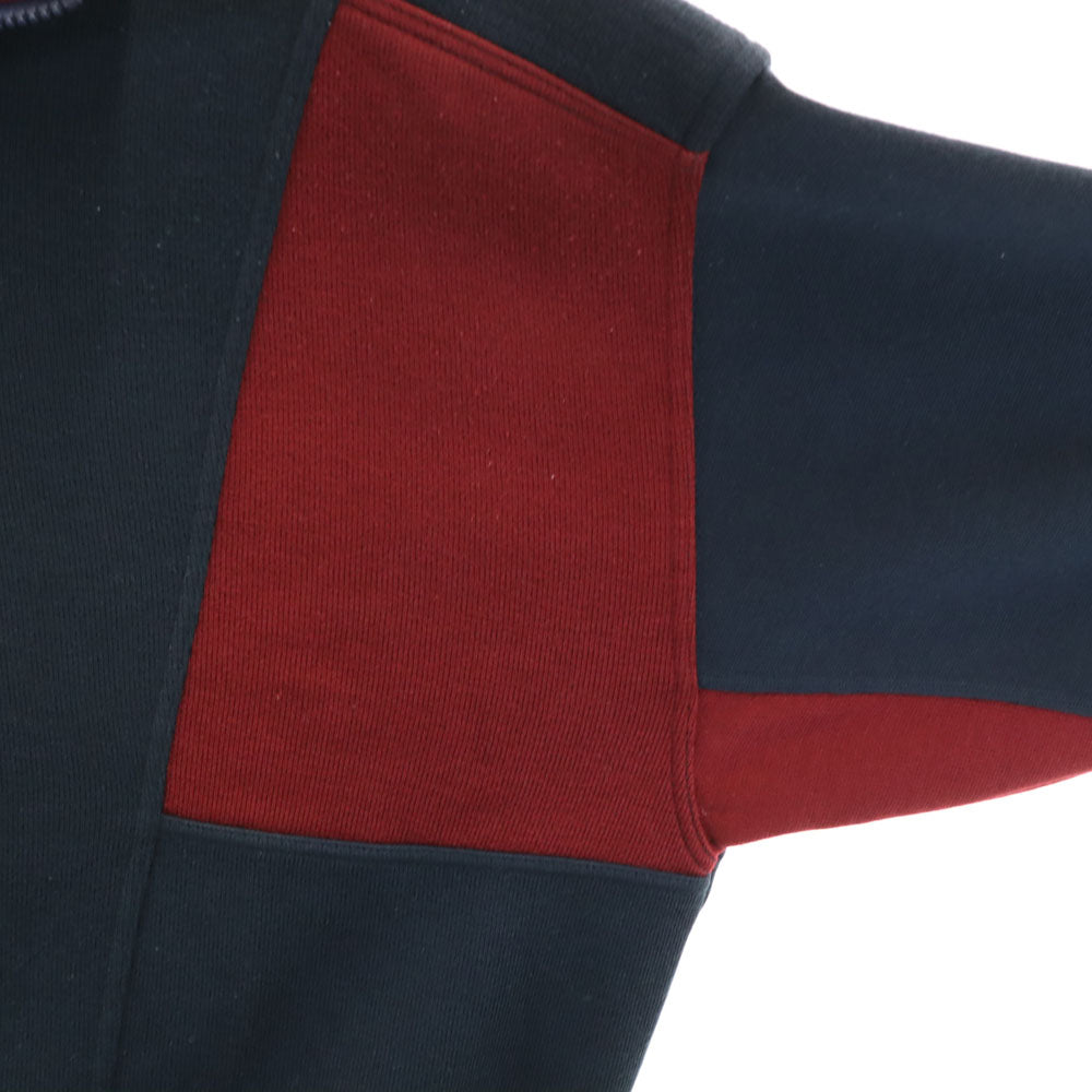 NCAA 長袖 ハーフジップ スウェット L ネイビー系 NCAA プルオーバー メンズ