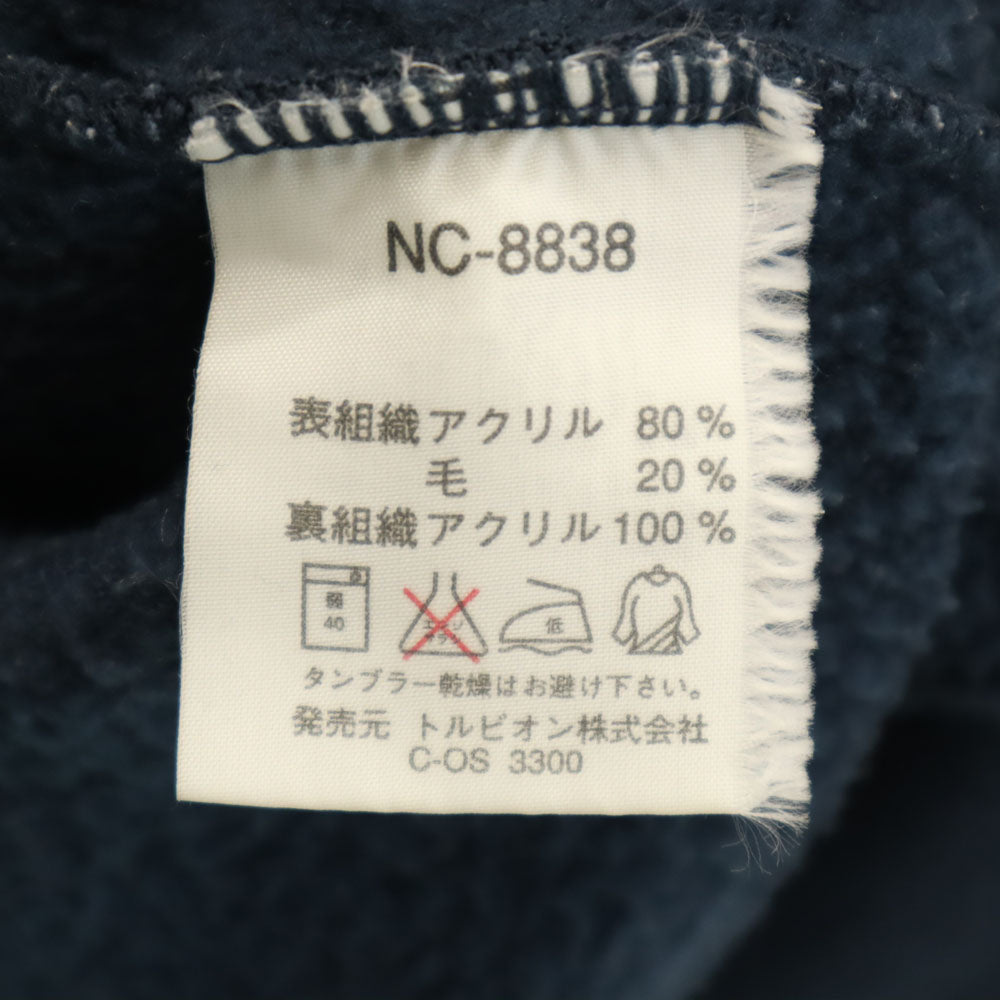 NCAA 長袖 ハーフジップ スウェット L ネイビー系 NCAA プルオーバー メンズ