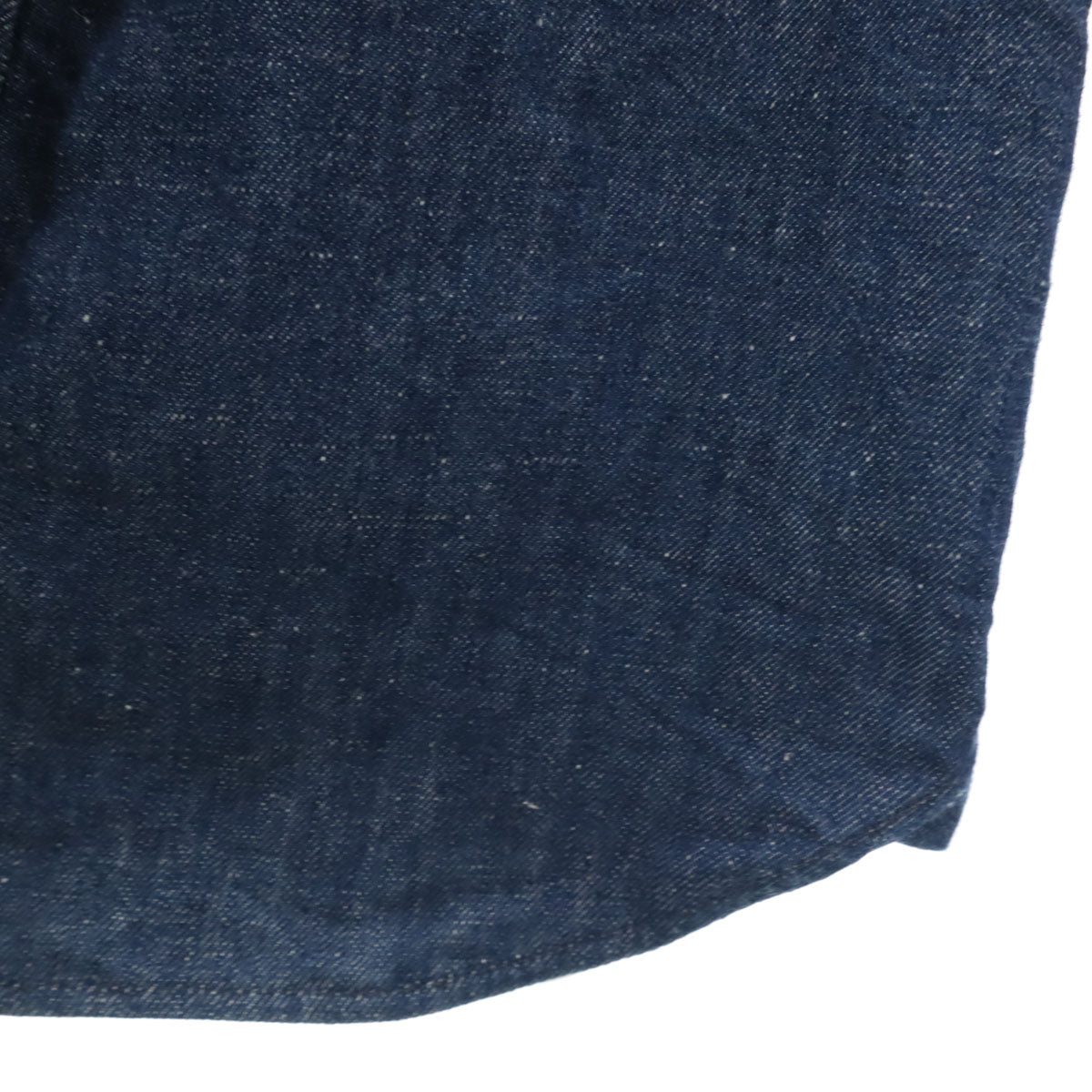 CELINE セリーヌ 長袖 ツートンカラー デニムシャツ 36 ライトブルー レディース