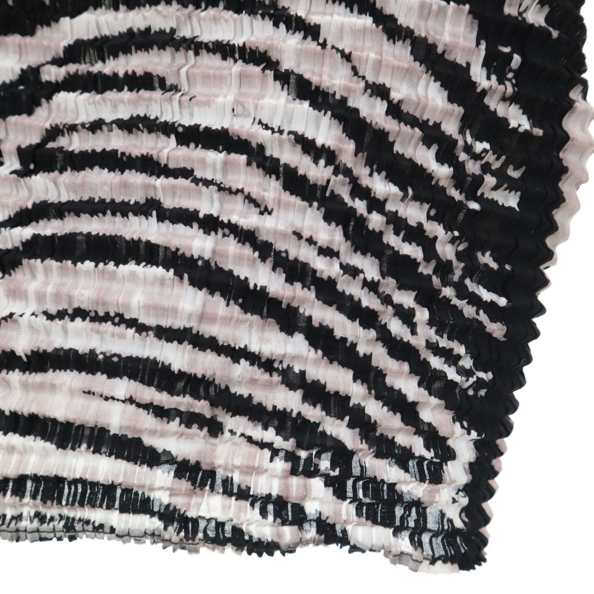 ISSEY MIYAKE イッセイミヤケ 90s オールド 日本製 総柄 長袖 ハイネック カットソー M ブラック レディース