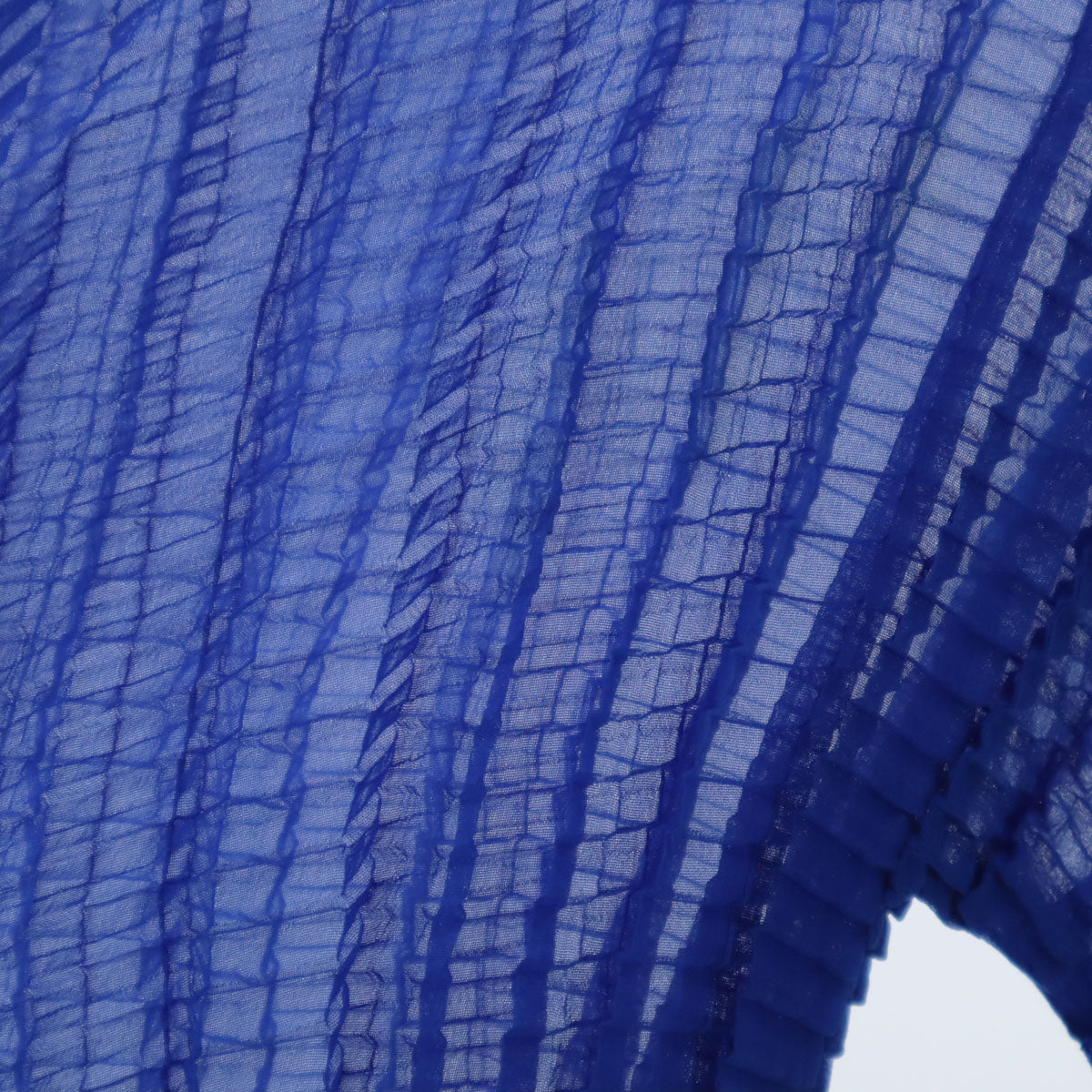 ISSEY MIYAKE イッセイミヤケ 90s オールド 長袖 ハイネック カットソー ブルー レディース