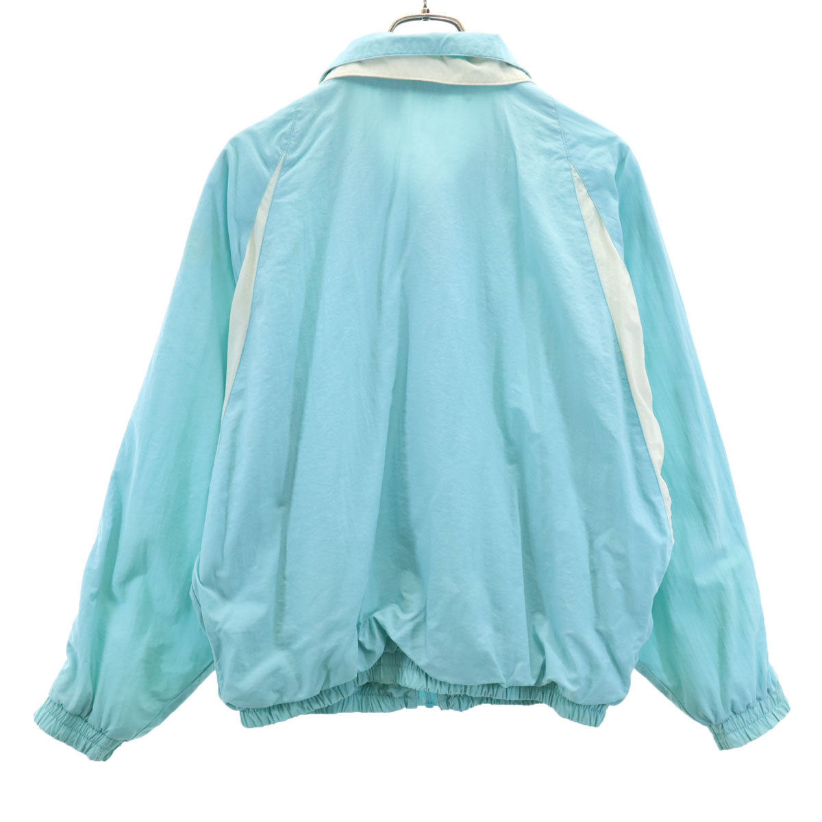 NIKE ナイキ 90s オールド 銀タグ ナイロンジャケット XL ライトブルー スウォッシュ レディース