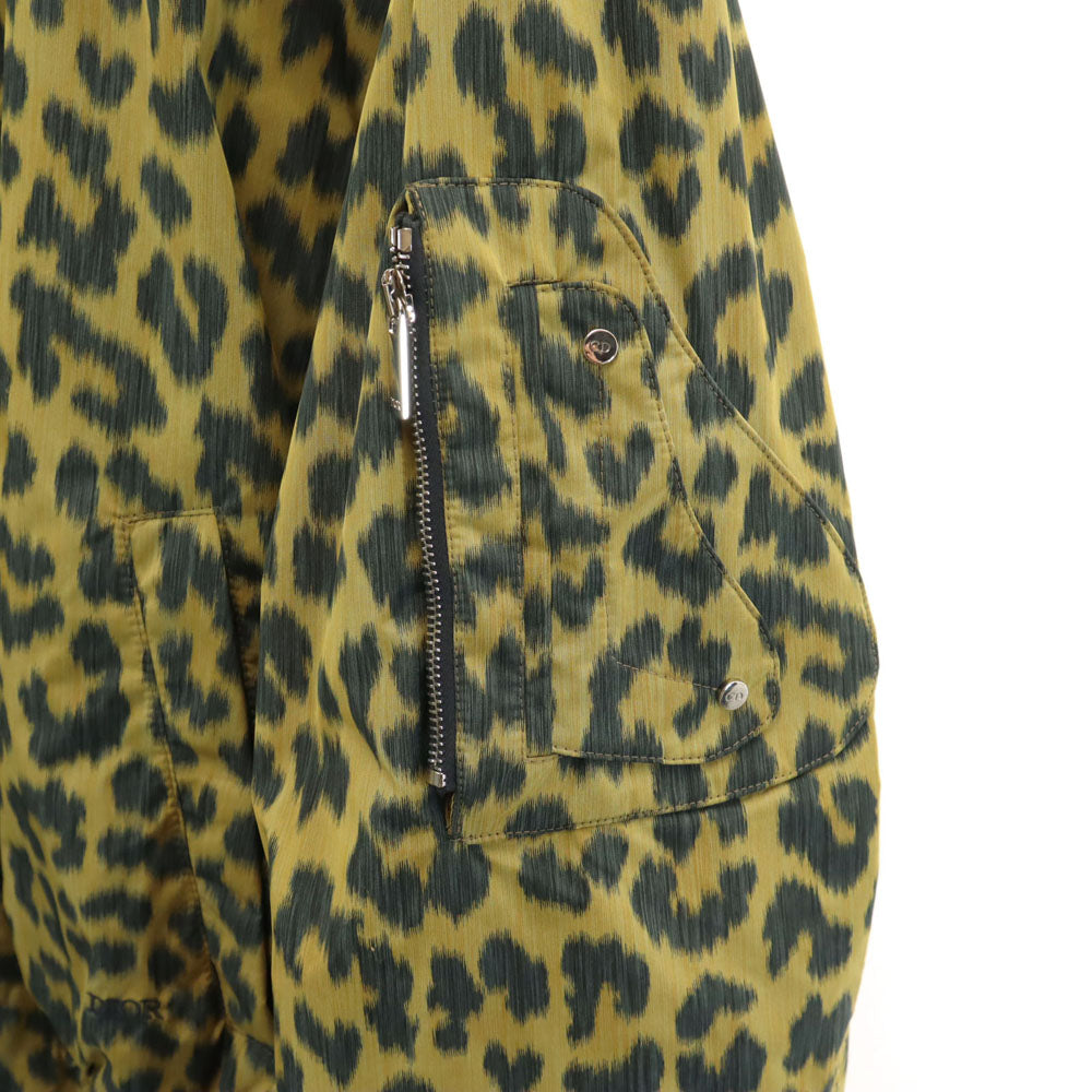 Dior ディオール 2023年秋冬 イタリア製 ヒョウ柄 ブルゾン 48 イエロー他 メンズ