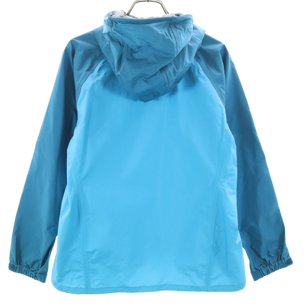 mont-bell モンベル 1128345 サンダーパス ジャケット S ブルー レインジャケット フーディー アウトドア 収納ケース付き レディース