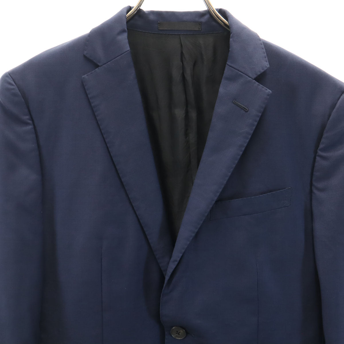 BLACK LABEL CRESTBRIDGE ブラックレーベルクレストブリッジ 日本製 ウール100％ テーラードジャケット 36R ネイビー 三陽商会 メンズ