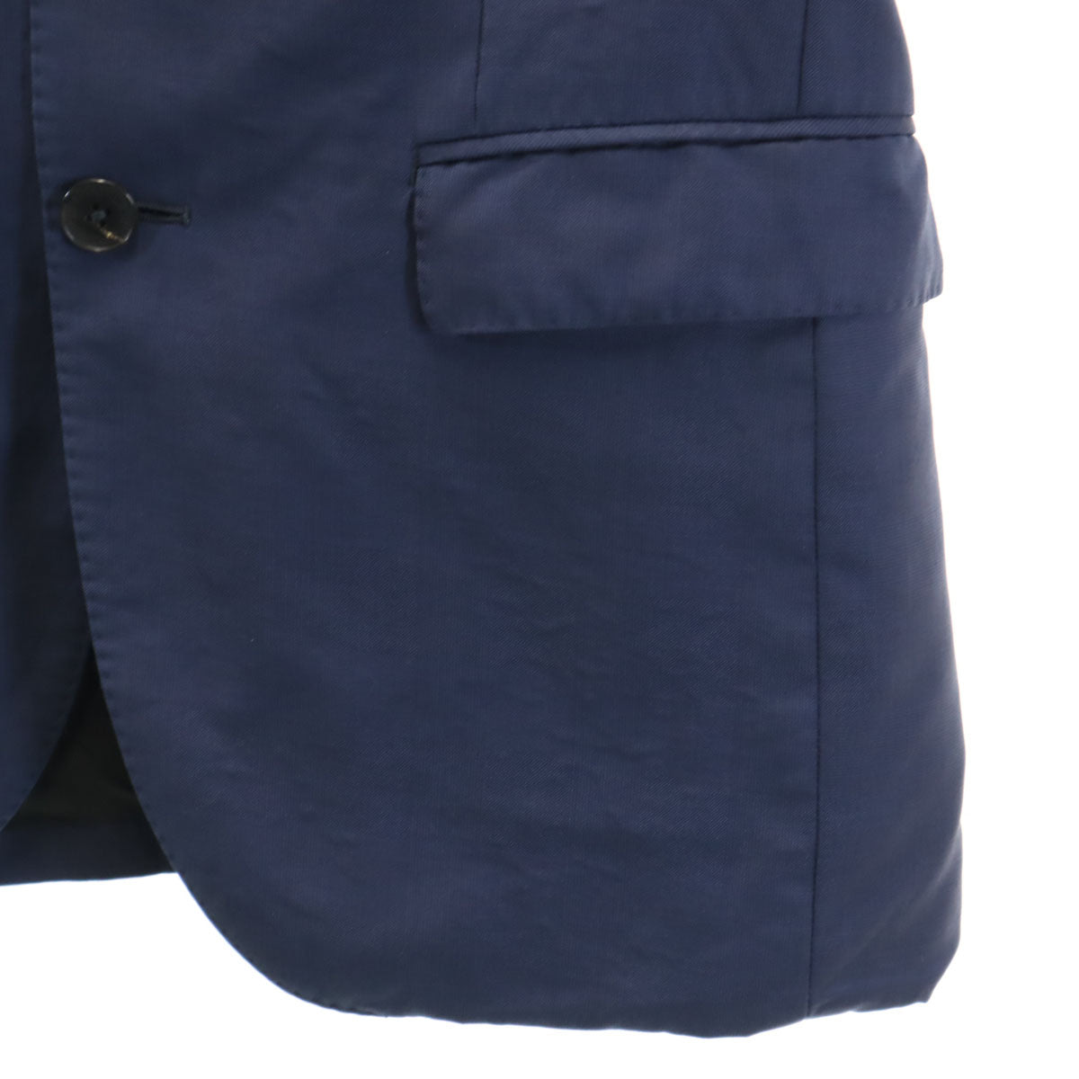 BLACK LABEL CRESTBRIDGE ブラックレーベルクレストブリッジ 日本製 ウール100％ テーラードジャケット 36R ネイビー 三陽商会 メンズ