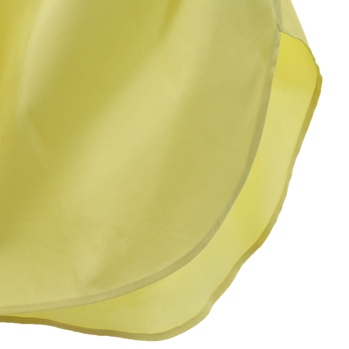 イーハトーブ 日本製 長袖 ストレッチ シャツ FREE イエロー系 比翼 レディース