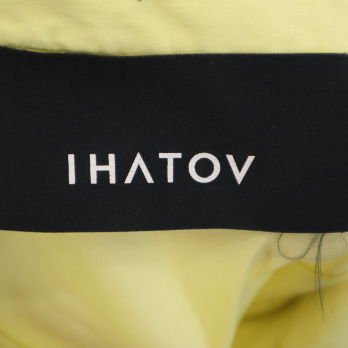 イーハトーブ 日本製 長袖 ストレッチ シャツ FREE イエロー系 比翼 レディース