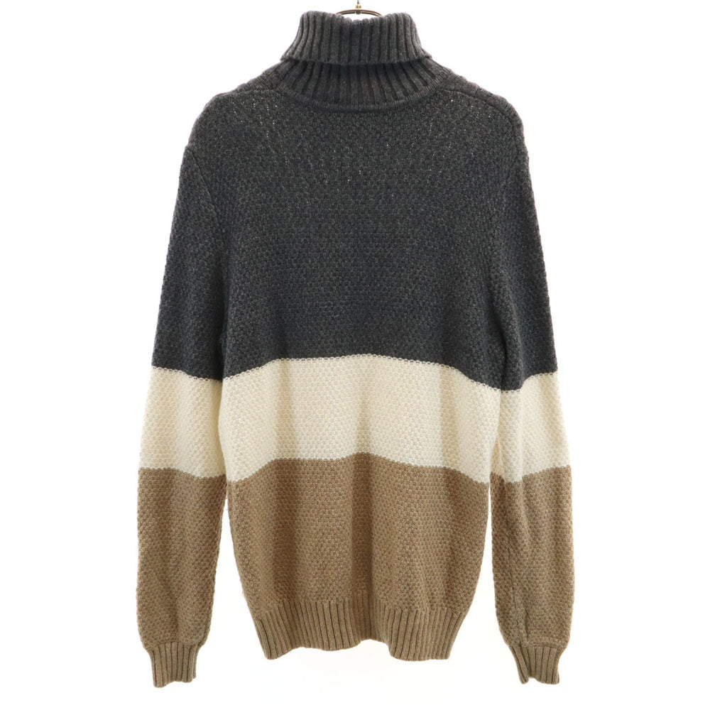 ラコステライブ 長袖 タートルネック セーター 5 グレー 他 LACOSTE L!VE ニット メンズ