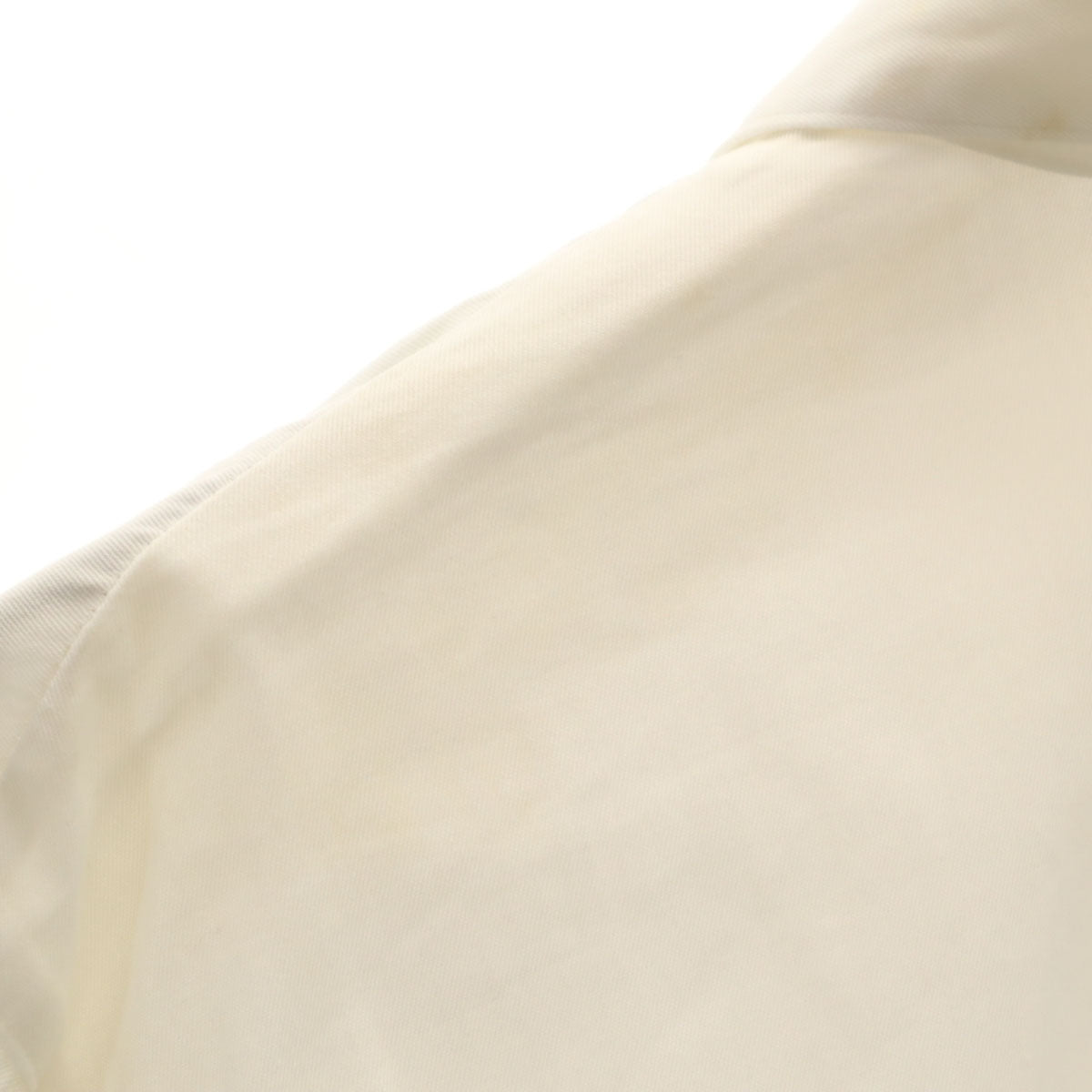 agnes b. アニエスベー 日本製 長袖 コットンシャツ ホワイト レディース