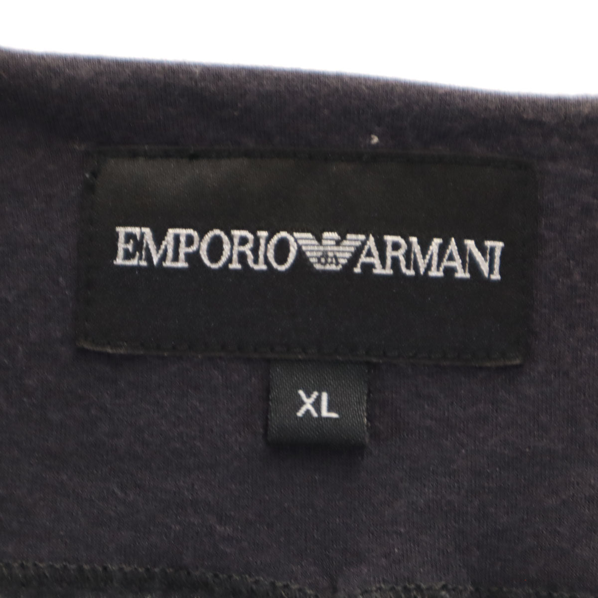 Emporio Armani エンポリオアルマーニ Vネック ベスト XL チャコールグレー レディース