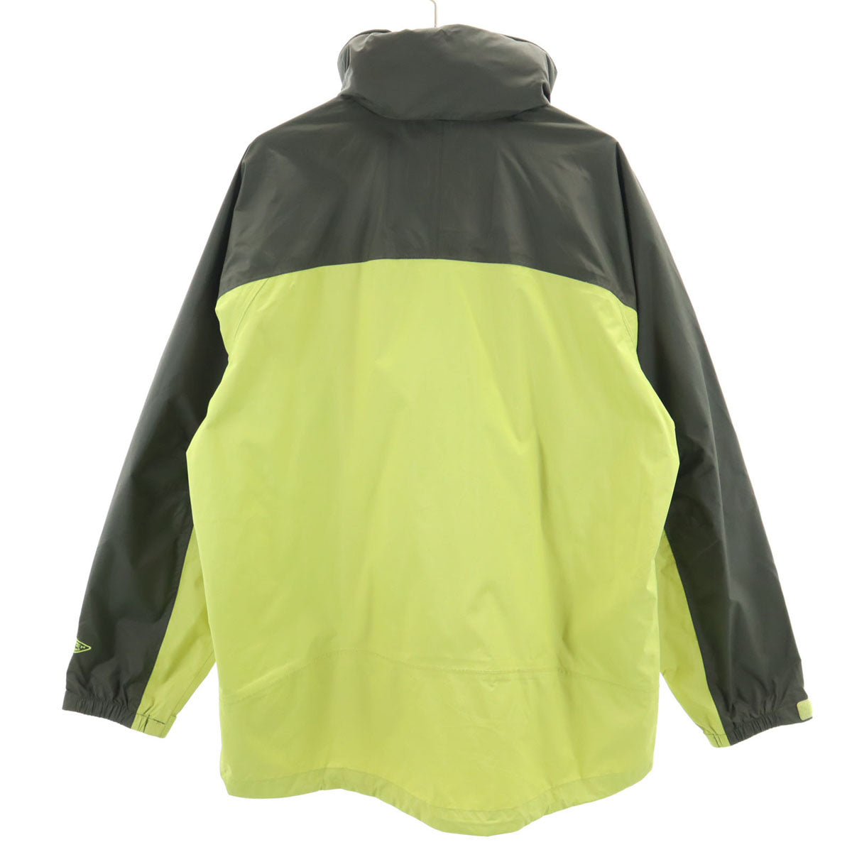 Columbia コロンビア PL0085 グラスバレー レインジャケット L 黄緑 アウトドア OMNI-TECH 収納袋付き レディース