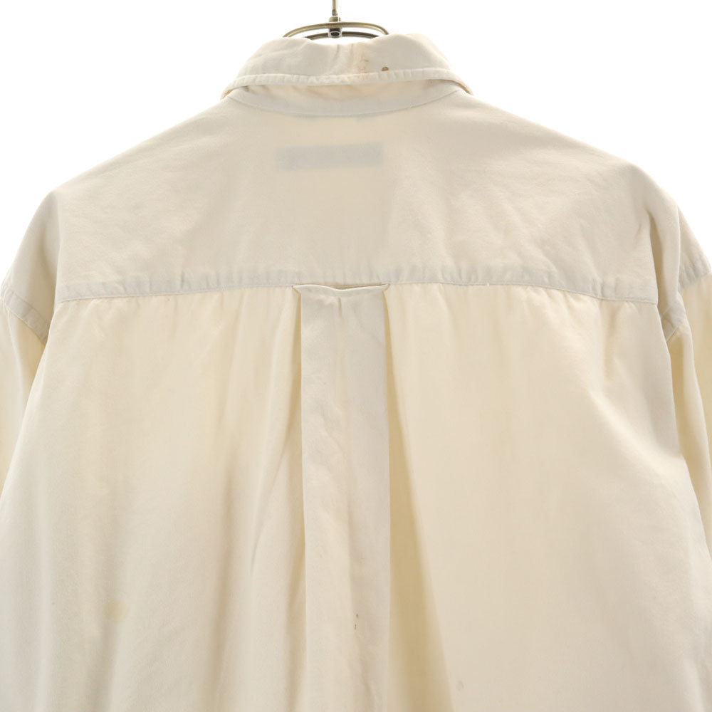 NAUTICA ノーティカ 90s 日本製 オールド 長袖 シャツ L アイボリー メンズ