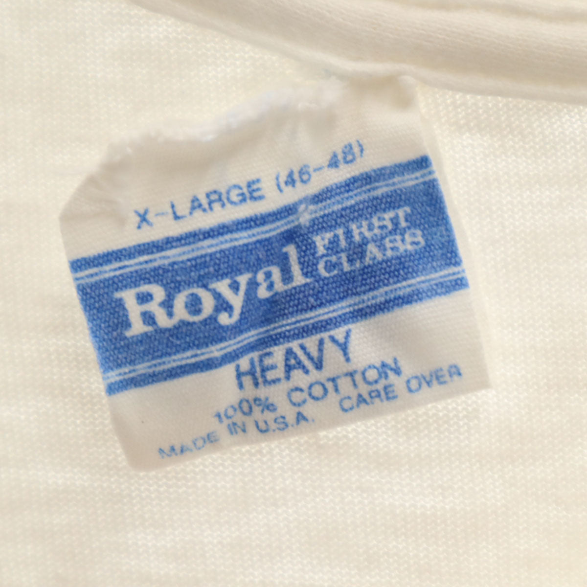 ROYAL ロイヤル 80s ヴィンテージ USA製 アイオワ大学 イーグル 半袖 シングルステッチ Tシャツ XL ホワイト バスケ カレッジロゴ レディース