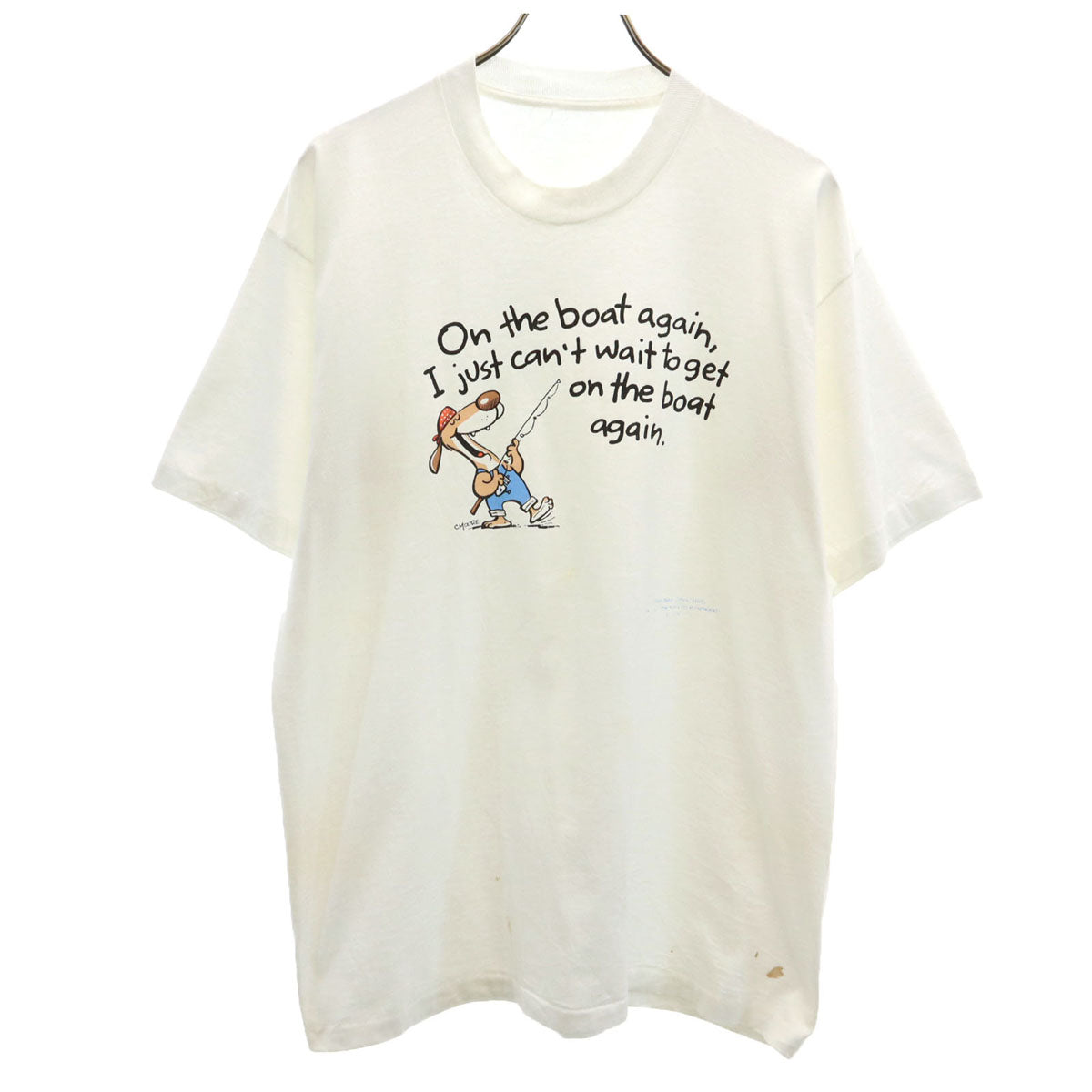 OLD オールド 80s 90s 半袖 シングルステッチ Tシャツ ホワイト メンズ