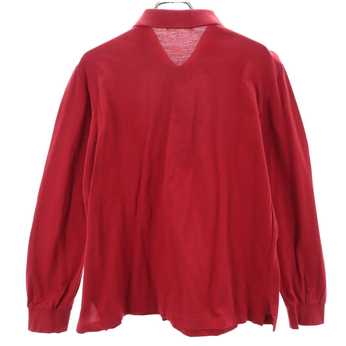 KENZO ケンゾー 90s 日本製 オールド ゴルフ 長袖 ポロシャツ L 赤 GOLF 鹿の子地 レディース