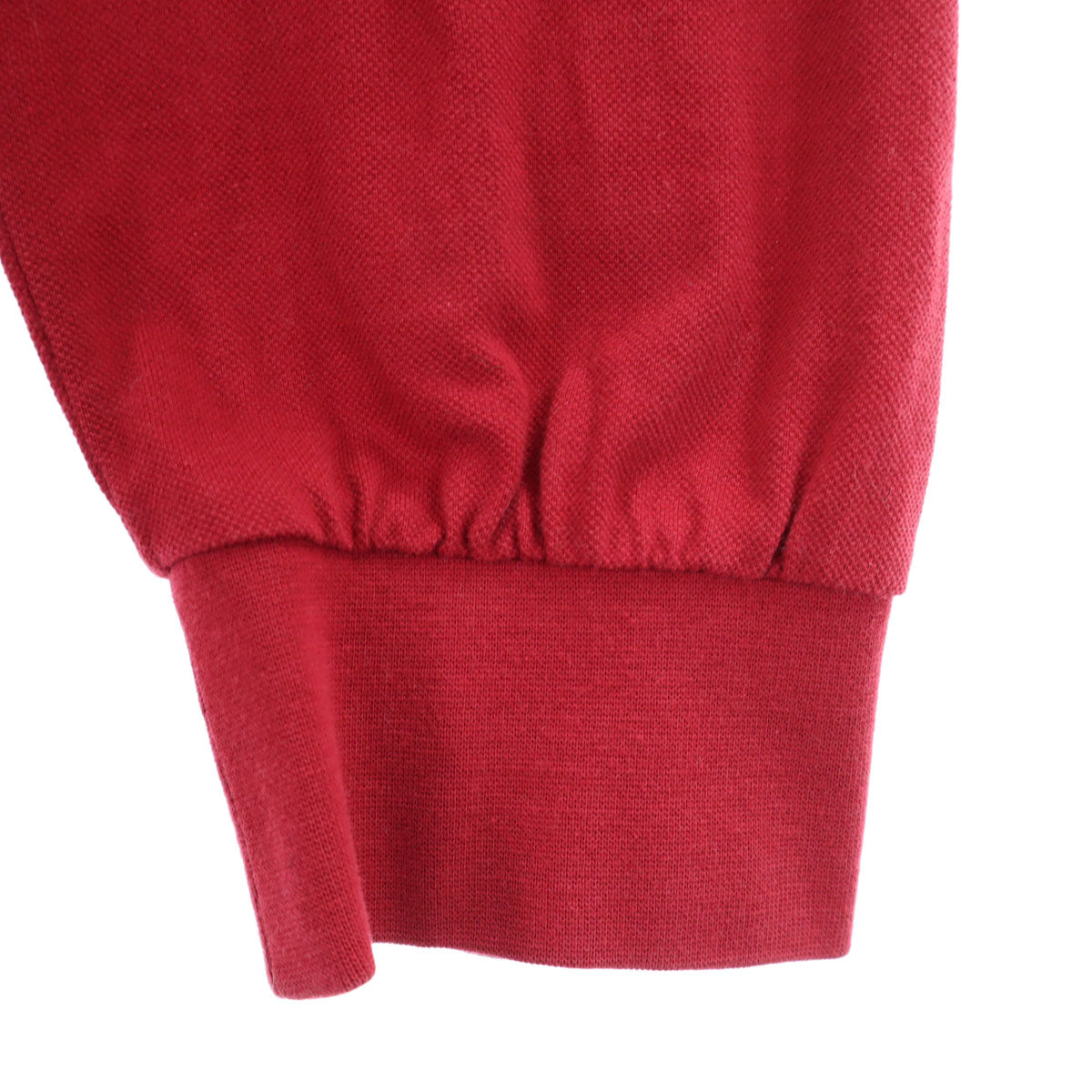 KENZO ケンゾー 90s 日本製 オールド ゴルフ 長袖 ポロシャツ L 赤 GOLF 鹿の子地 レディース